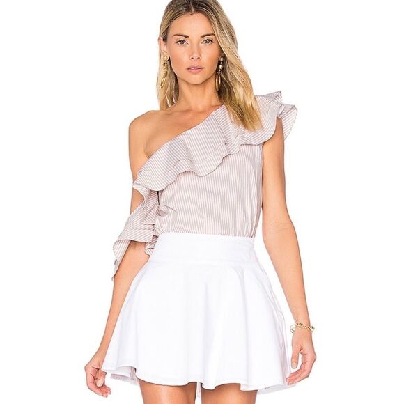 L’Academie X Revolve The Asymmetric Ruffle Top - Picture 7 of 7